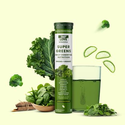 Super Greens Effervescent Tablets (20 Tablets)